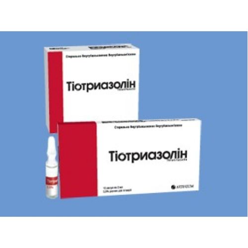 Thiotriazoline 2.5% / 2 ml 10s solution for intramuscular and intravenous administration