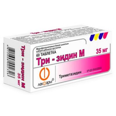 Tri-zidine M (Trimetazidine) 35 mg, 60 tablets