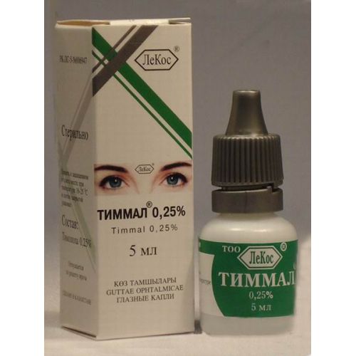 Timman 0.25% 5 ml eye drop.