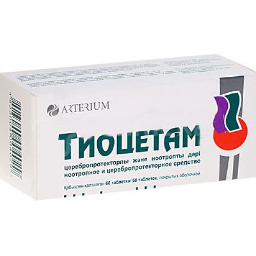 Thiocetam (Piracetam + Thiotriasoline) 60 tablets