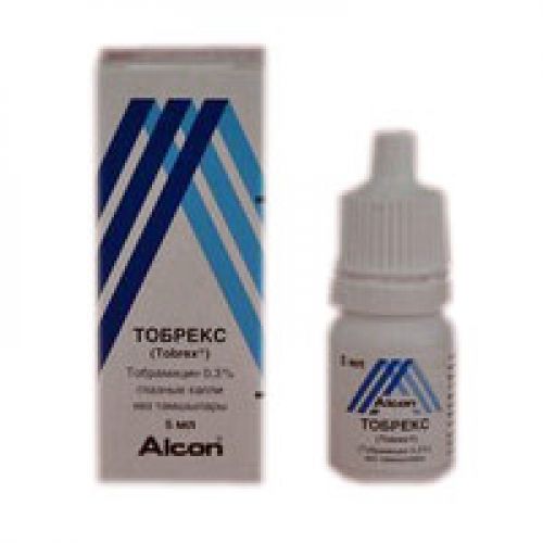 Tobrex 5 ml of 0.3% eyedrops