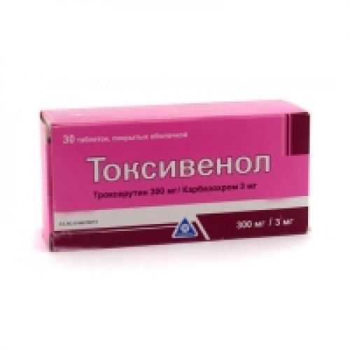 Toksivenol 300 mg / 3 30s mg coated tablets