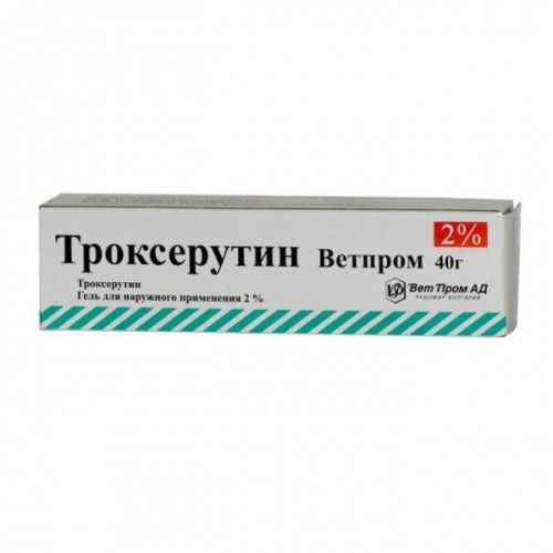 Troxerutin 2% gel in 40g tube