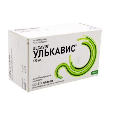 ULCAVIS® (Bismuth Tripotassium Dicitrate) 120 mg, 112 tablets