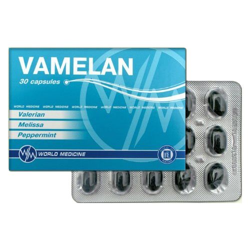 VAMELAN (Valerian, Melissa, Peppermint) 30 Capsules