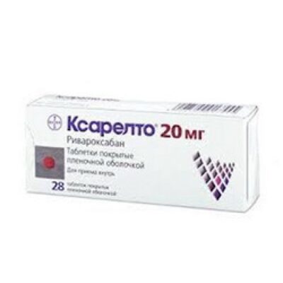 Xarelto ® 28's 20 mg film-coated tablets