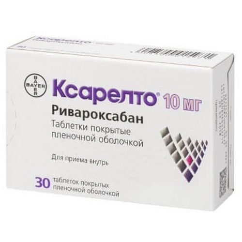 Xarelto ® 30s 10 mg film-coated tablets