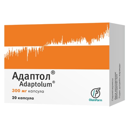 Adaptol® (Mebicarum, Adaptolum) 300 mg, 20 capsules