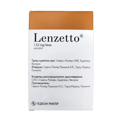 LENZETTO® (Estradiol) 1,53 mg/Dose Transdermal Spray (8.1 ml)